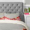 Allyson Johnson Bold Floral and Stripes Pillowcase