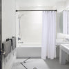 Black Aluminum Rust Resistant Shower Curtain Hook (Set of 12)