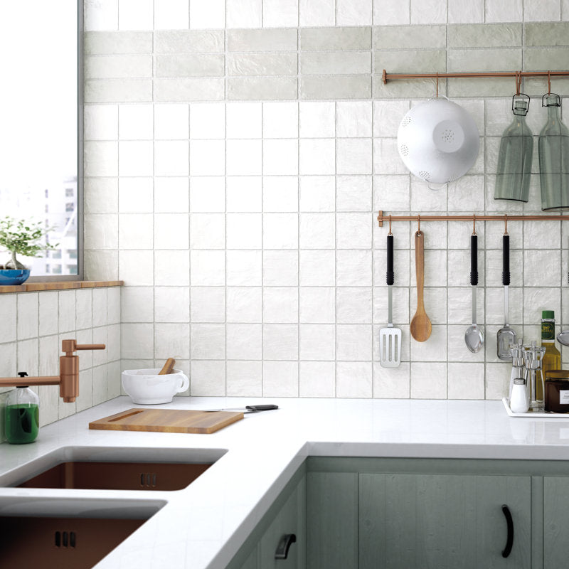 Amagansett Satin Finish Handmade Look Wall Tile