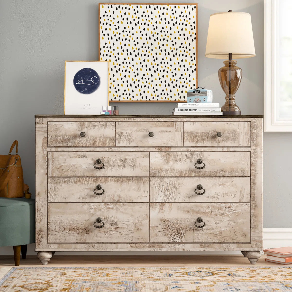 63.25'' W Amareona 7 - Drawer Dresser SHOWROOM ITEM