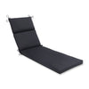 Black Amarina Indoor/Outdoor Chaise Lounge Cushion