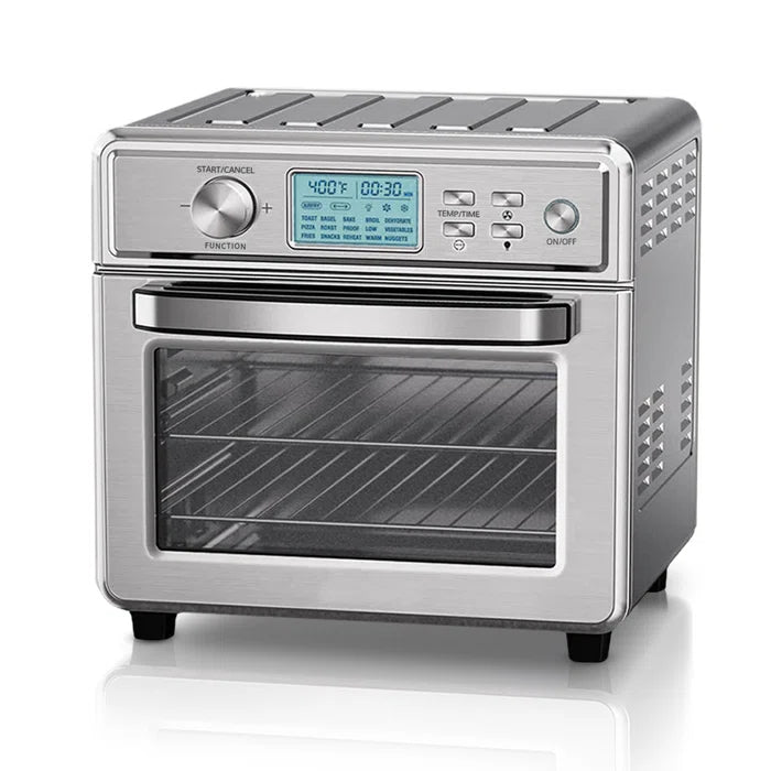 16-in-1 Convection Air Fryer Toaster Oven with Rotisserie,LED Digital Screen
