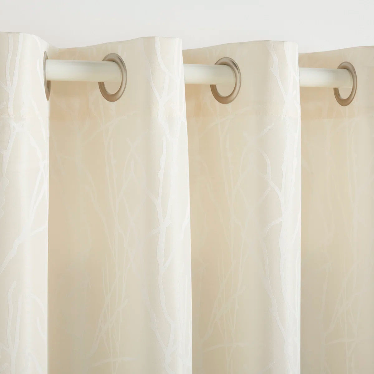 Angee Polyester Semi Sheer Curtain Pair (Set of 2)