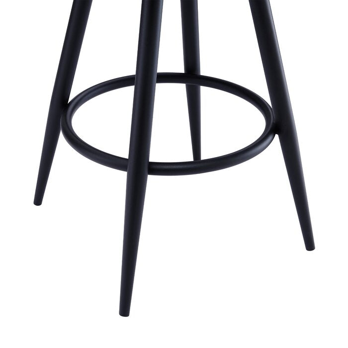 Black Powder Coat Annabel Swivel Bar Stool
