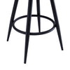 Black Powder Coat Annabel Swivel Bar Stool