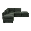 Antino 1 - Piece Corduroy Sectional Ottoman ONLY
