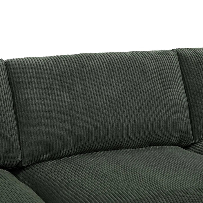 Antino 1 - Piece Corduroy Sectional Ottoman ONLY