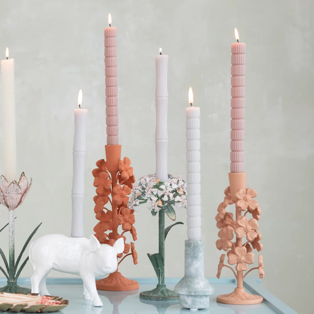 Apricot Blossom Taper Holder