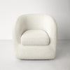 Aquila Upholstered Swivel Barrel Chair