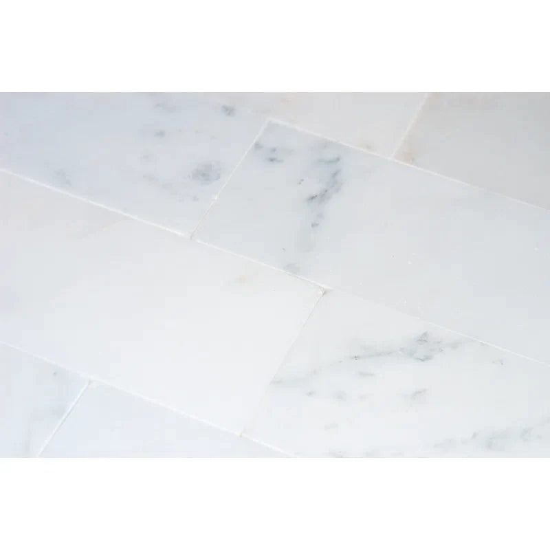 100 sq ft Arabescato Carrara 6" x 12" Marble Field Tile, 20 Boxes (final Cut, no further discounts)