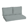 Outdoor Loveseat Cushion Set - Stone Grey Leala