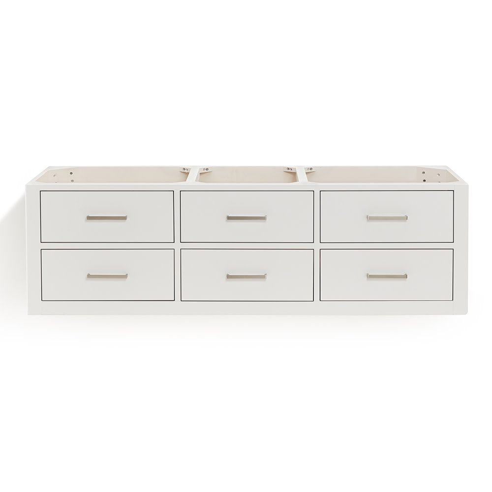 Hutton Double Wall Mounted Vanity Cabinet Only - Less Vanity Top
