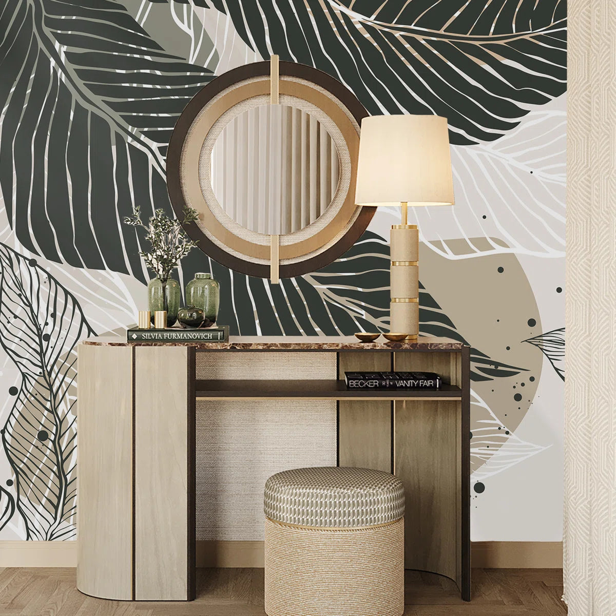 Aristeo Floral Peel & Stick Wall Decal