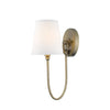 Antique Brass Armed Sconce