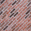 ArtisanBrik Textured Clay Brick Mesh-Mounted Mosaic Floor & Wall Tile (Set of 5)