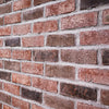 ArtisanBrik Textured Clay Brick Mesh-Mounted Mosaic Floor & Wall Tile (Set of 5)