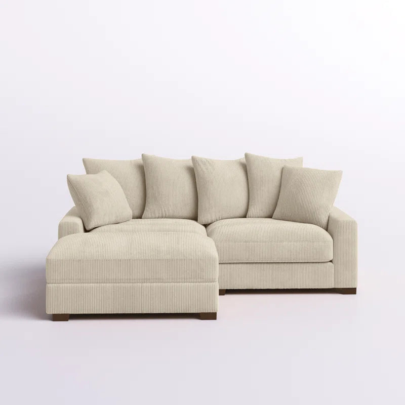 Arzelia Corduroy Sectional Right Sight Only
