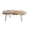 Ashyria Teak Wood Handmade Live Edge Living Room Coffee Table SHOWROOM ONLY ITEM