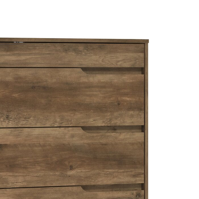 Knotty Oak Asmita 5 Drawer Dresser