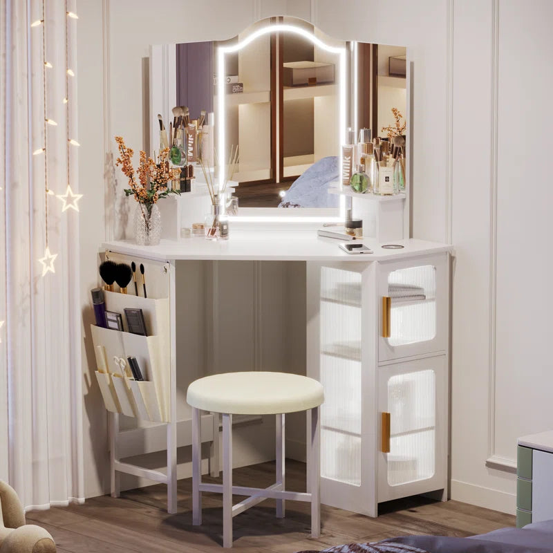 White Audryanna Vanity