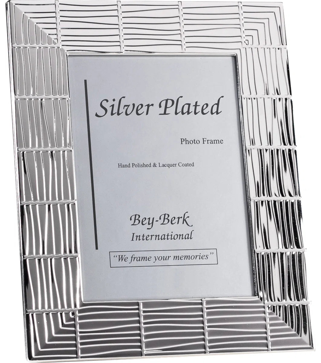 Auer Silver Embossed Picture Frame