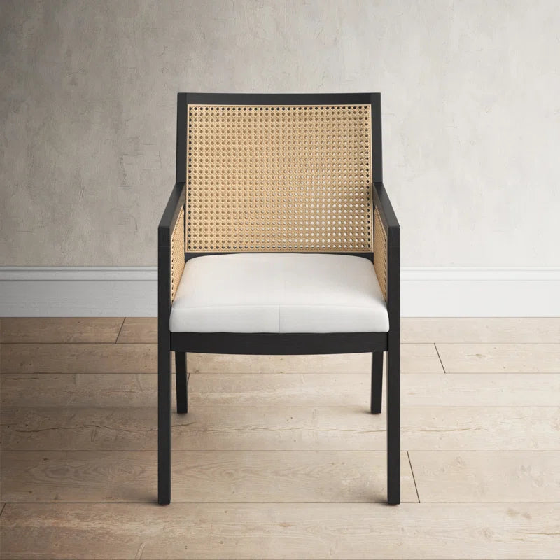 Aurora  Linen Arm Chair in Beige