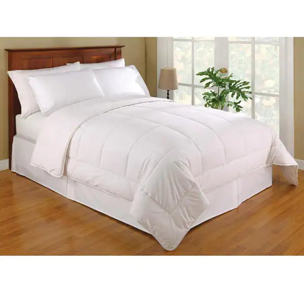 Australian Wool-filled Sateen 233-thread Count Cotton Comforter - King