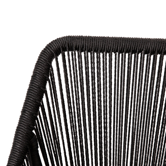 Avamarti Woven Indoor/Outdoor Stacking Club Chairs - Cushions (Set of 3)