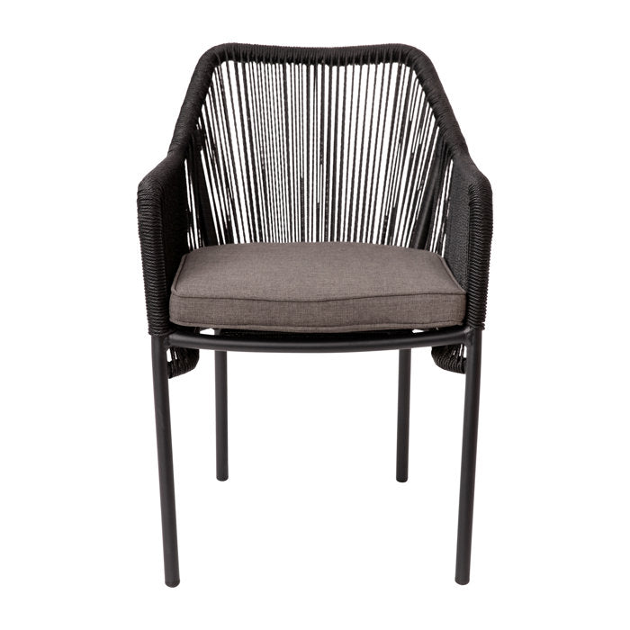 Avamarti Woven Indoor/Outdoor Stacking Club Chairs - Cushions (Set of 3)