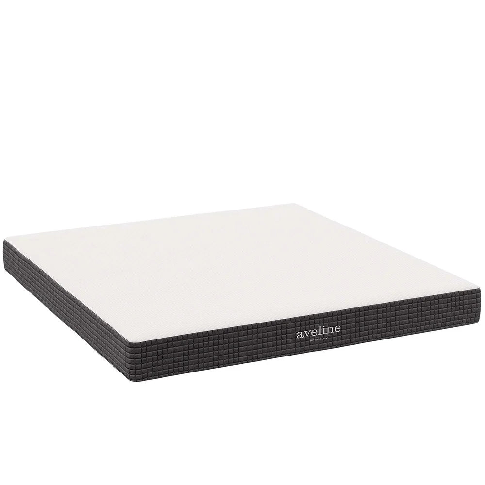 Aveline 8-inch Gel Memory Foam Mattress - White - Twin
