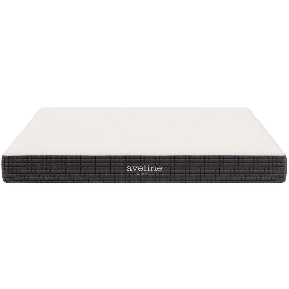 Aveline 8-inch Gel Memory Foam Mattress - White - Twin