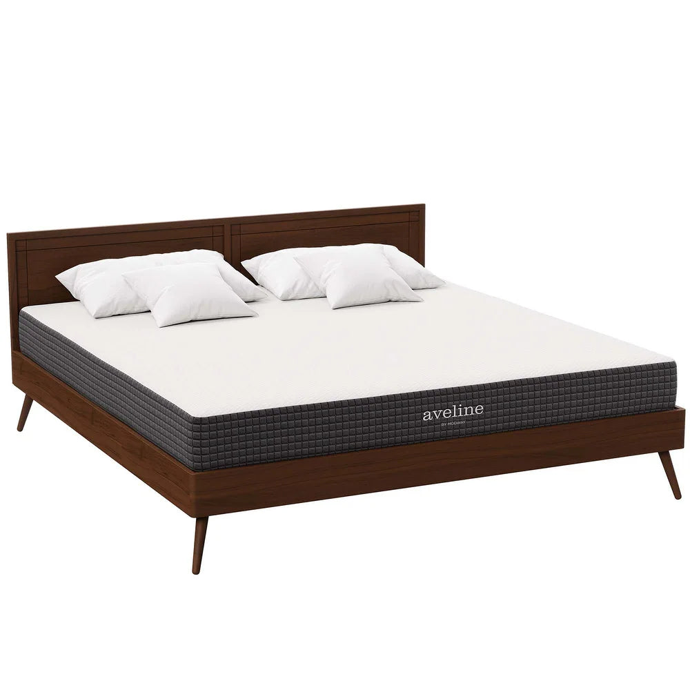 Aveline 8-inch Gel Memory Foam Mattress - White - Twin