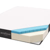 Aveline 8-inch Gel Memory Foam Mattress - White - Twin