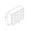 Avigail 6 Drawer Double Dresser