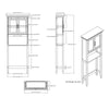 Avington Over The Toilet Storage