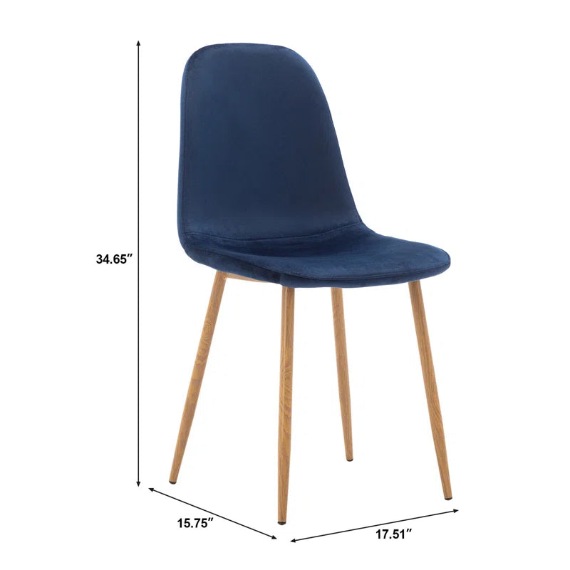 Avion Side Chair with Metal Legs SHOWROOM ITEM