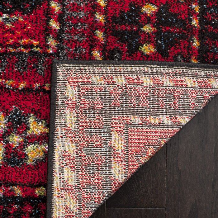 Ayla Performance Red Rug, Rectangle 5'3" x 7'6"