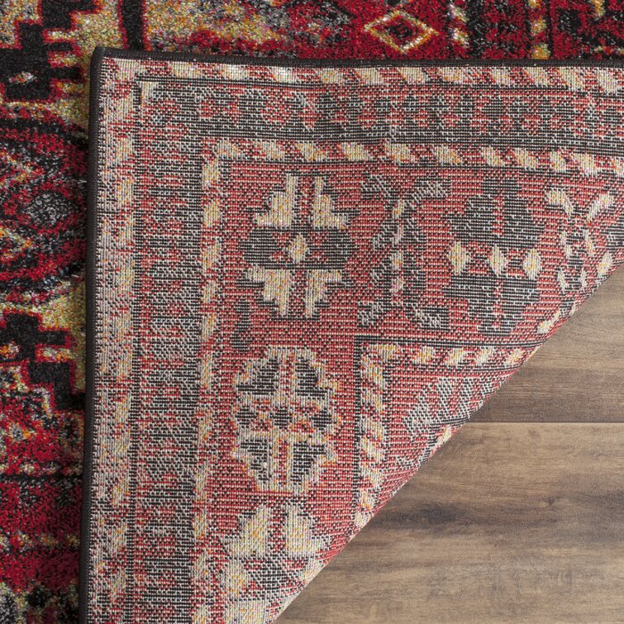 Ayla Performance Red Rug, Rectangle 5'3" x 7'6"