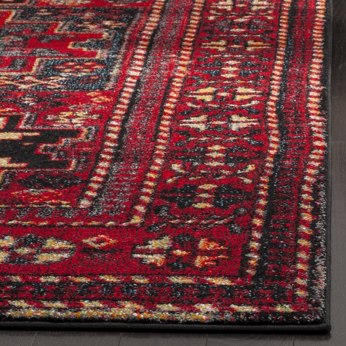 Ayla Performance Red Rug, Rectangle 5'3" x 7'6"