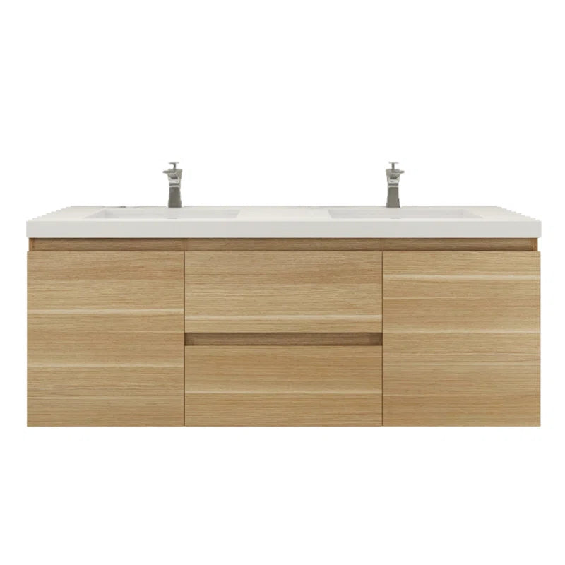 Aylanna Double Bathroom Vanity with Acrylic Top - 2 BOXES