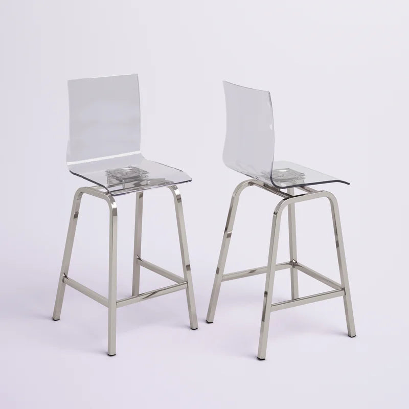 Set of 4 Aylisha Swivel Counter Stool SHOWROOM ITEM