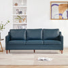 Azleigh Faux Leather Square Arm Sofa