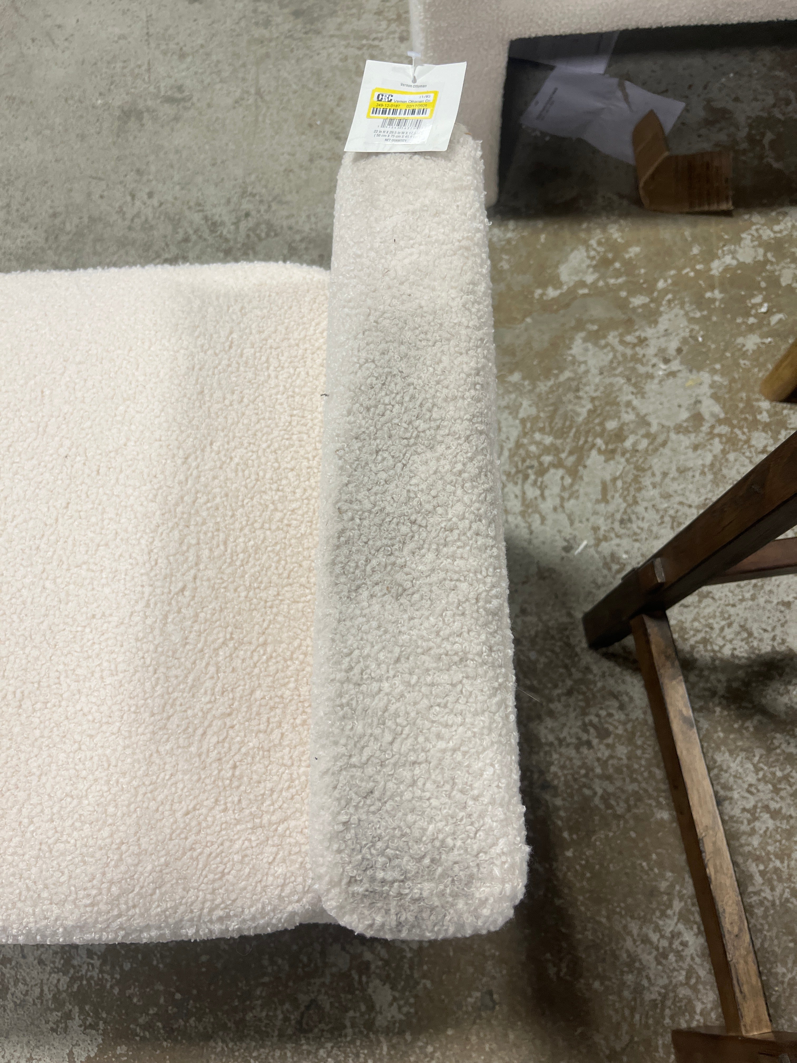 Vernon Ottoman - Threshold™ designed with Studio McGeeSHOWROOM ITEM