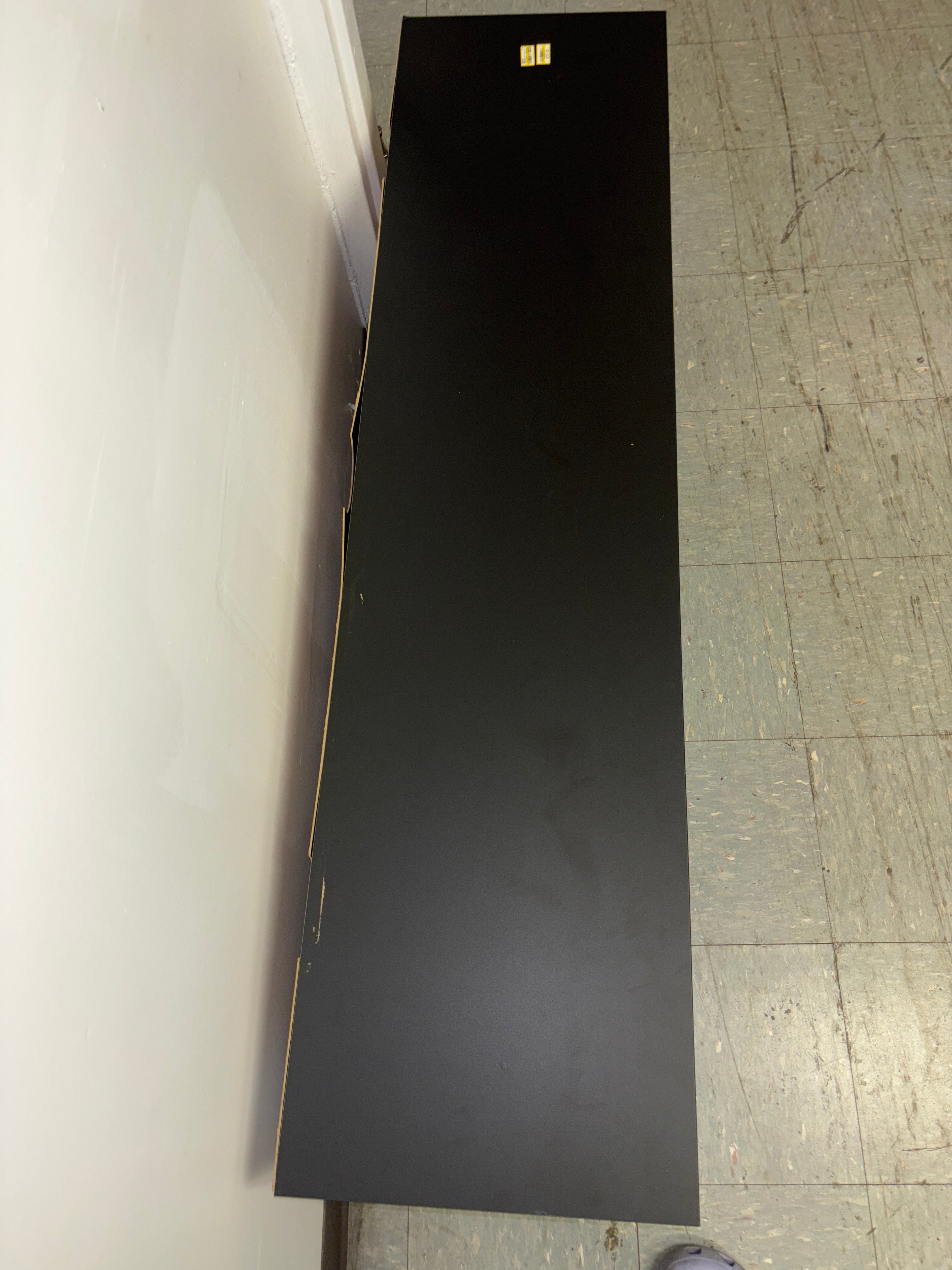 Dorm Storage TV Stand - Black SHOWROOM ITEM
