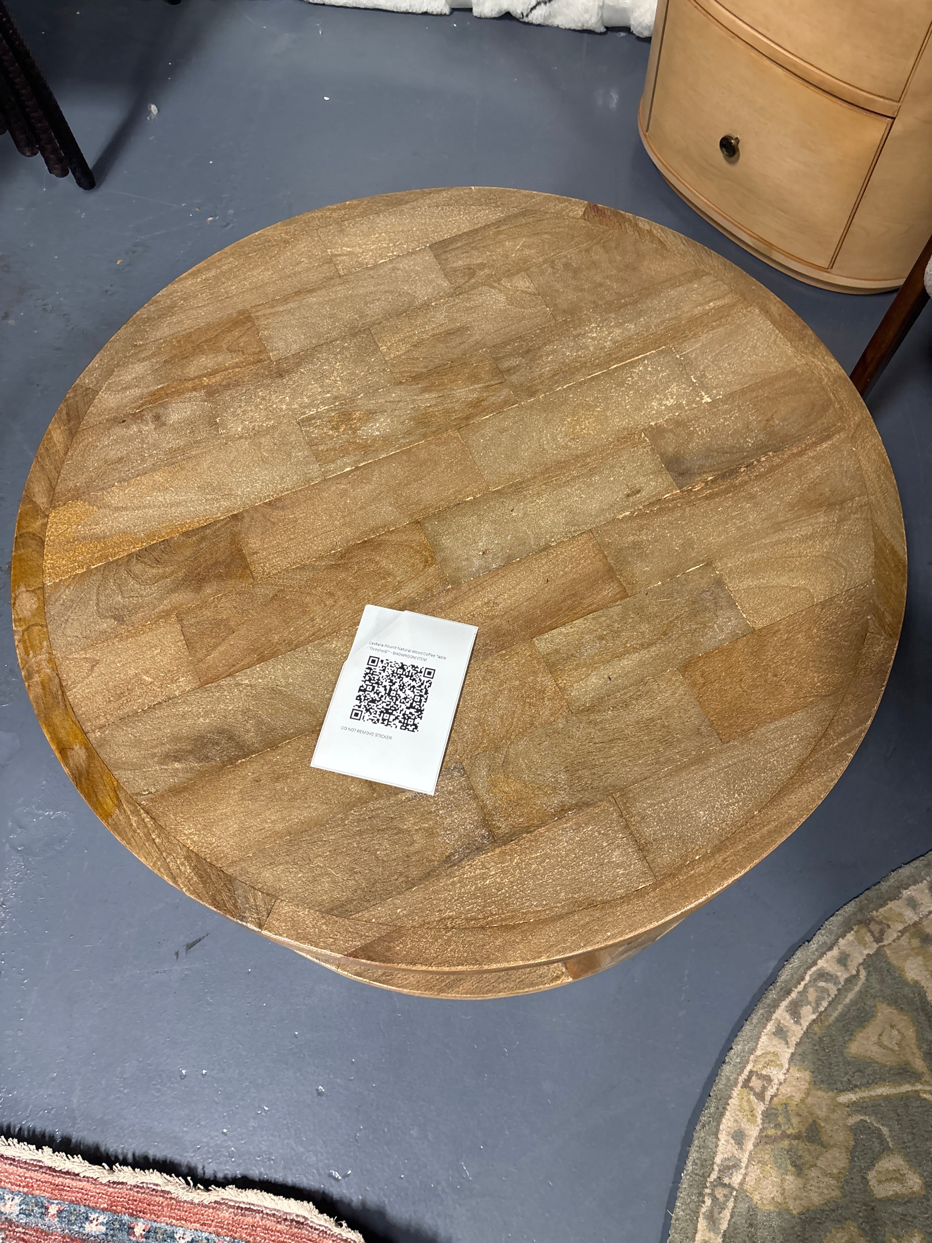 Castalia Round Natural Wood Coffee Table - Threshold™ - SHOWROOM ITEM