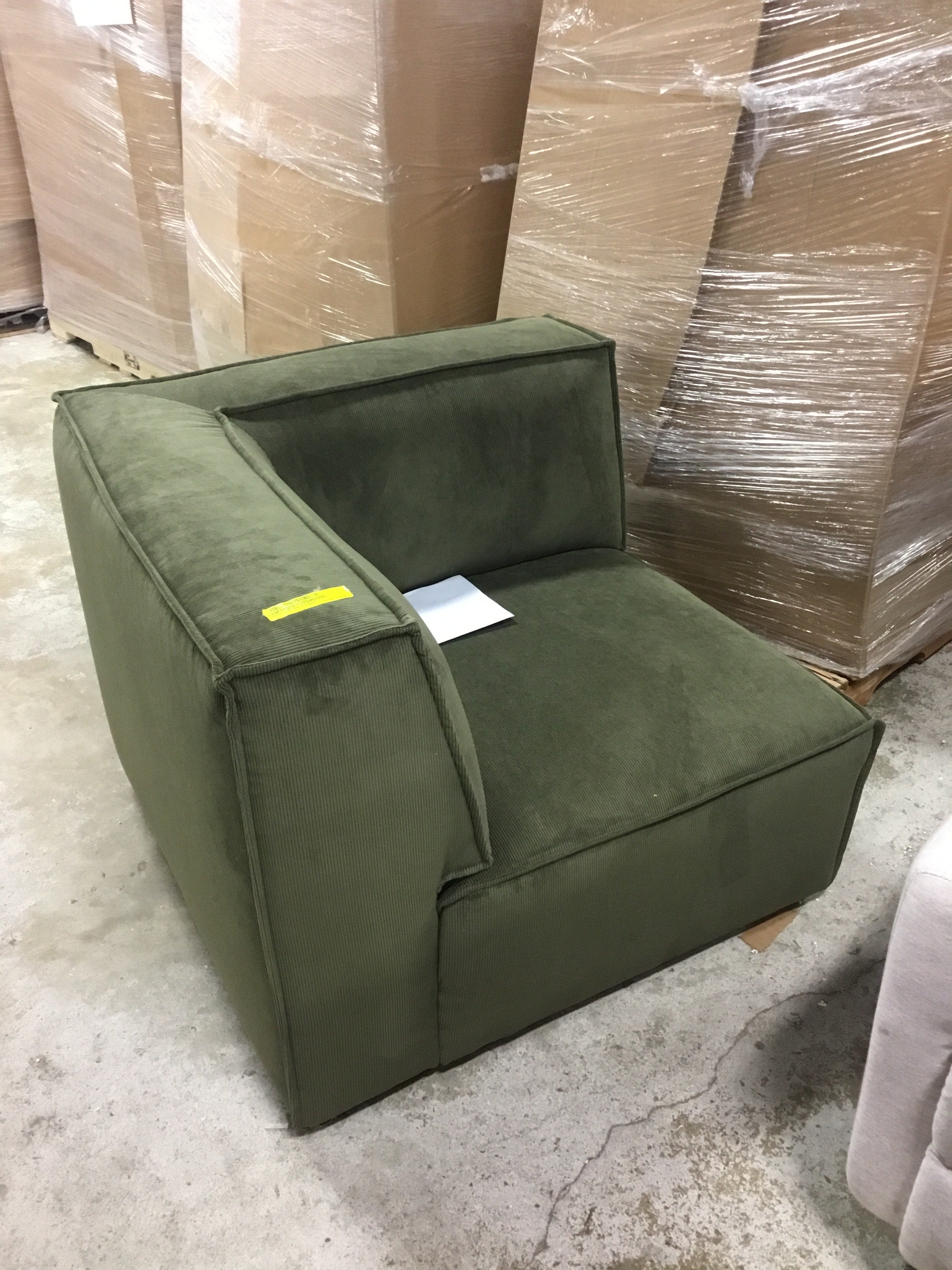 Shonnard 37” Wide Left Corner Facing Wedge - Showroom Item
