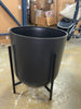 Veradek Mason Series Raised Kona Planter with Stand - Black SHOWROOM ITEM