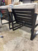 2pc Henning Outdoor Patio Club Chairs - Black SHOWROOM ITEM