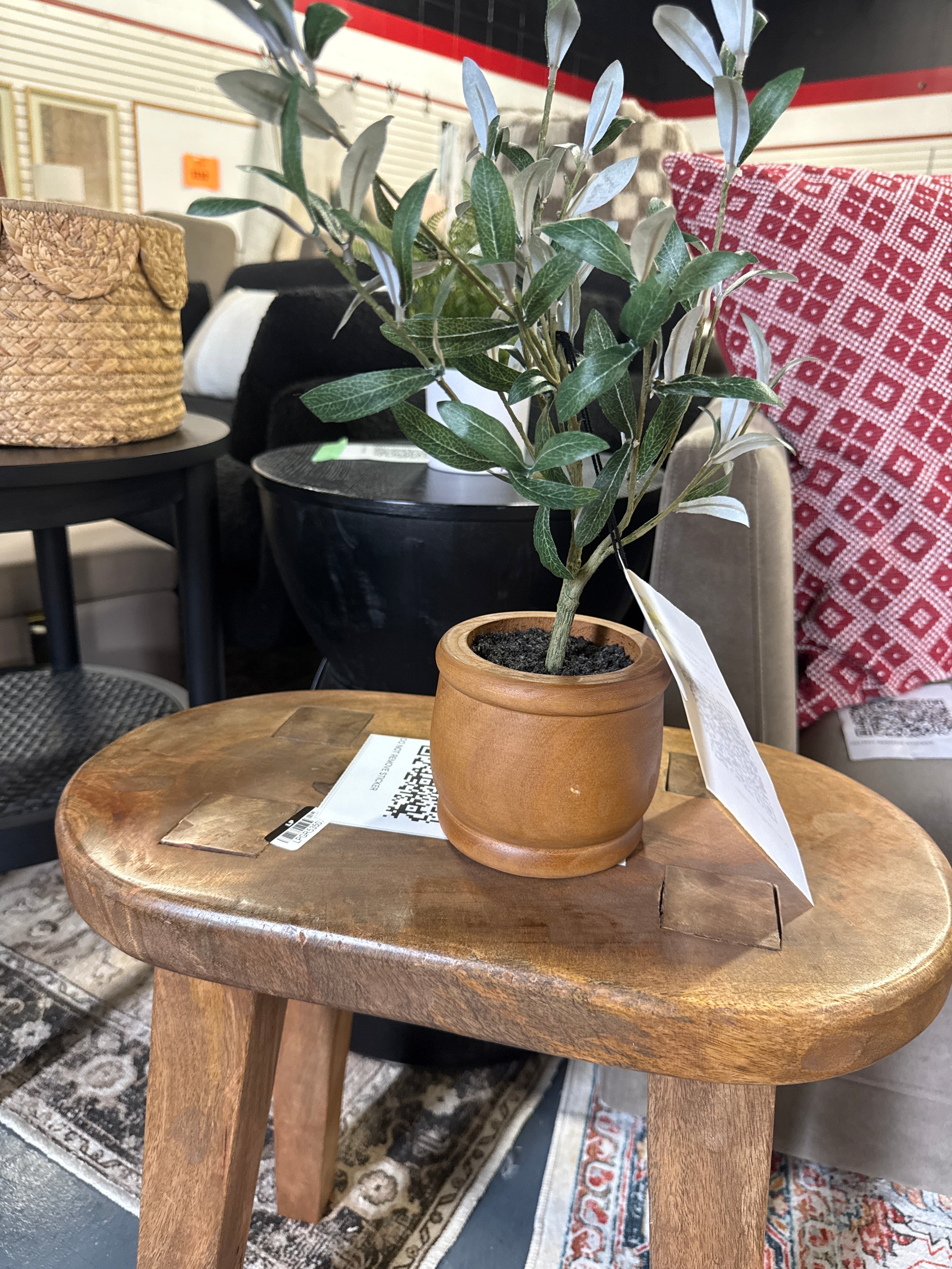 16" Faux Olive Leaf Plant - Hearth & Hand™ SHOWROOM ITEM