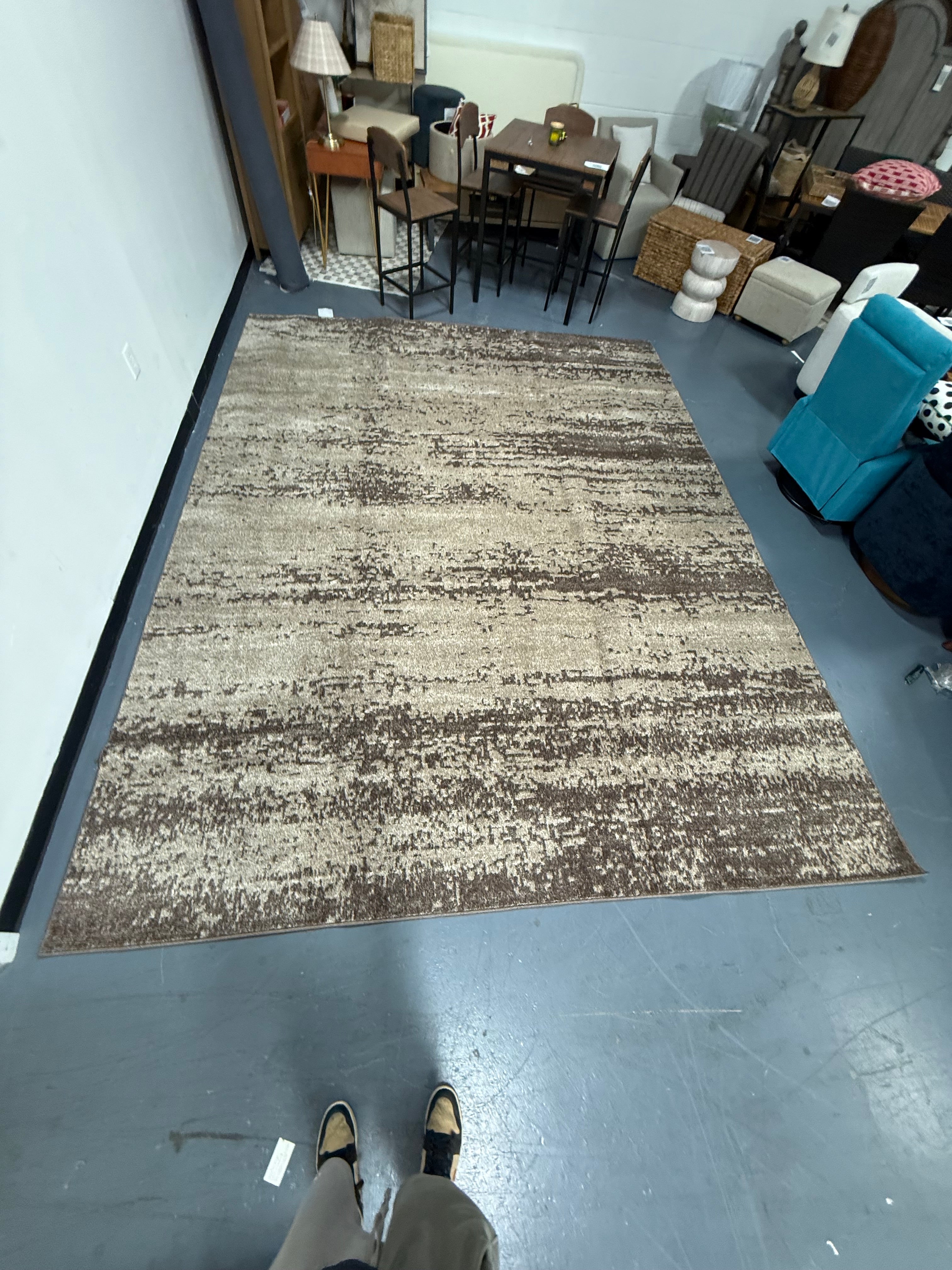 Belen Modern Abstract Area Rug 9'10" x 12'10" SHOWROOM ITEM